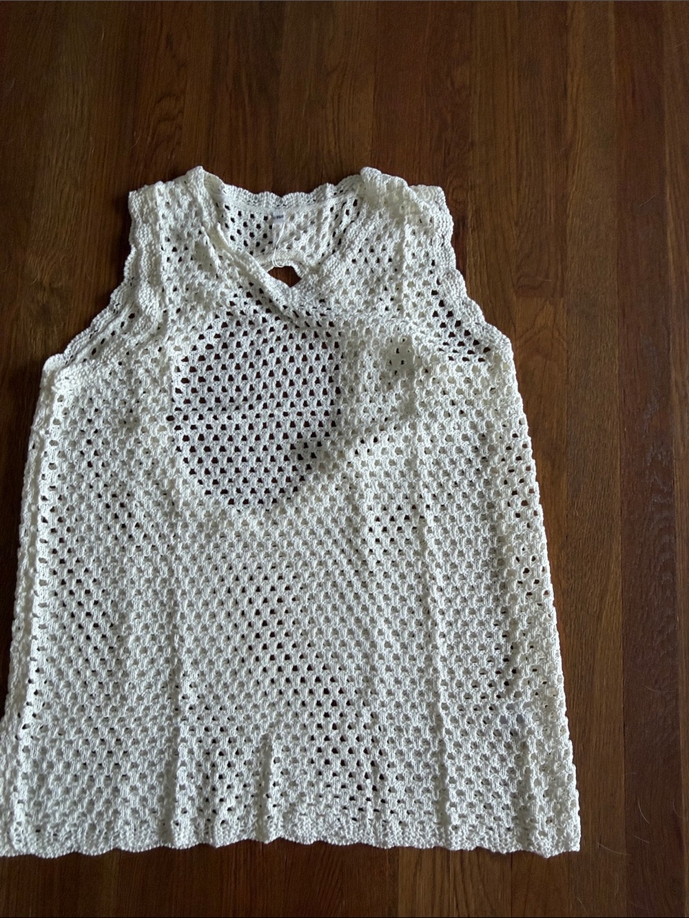 Women’s Crochet Swim Coverup - White